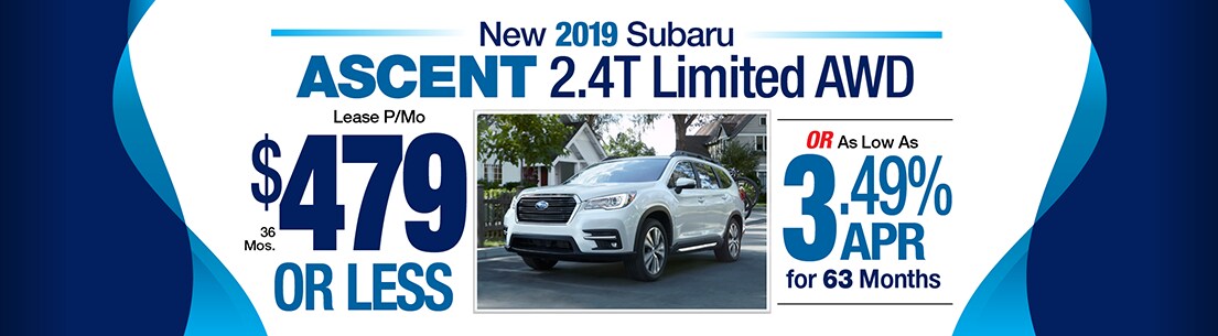 Subaru DE Dealer Ascent Special Offer