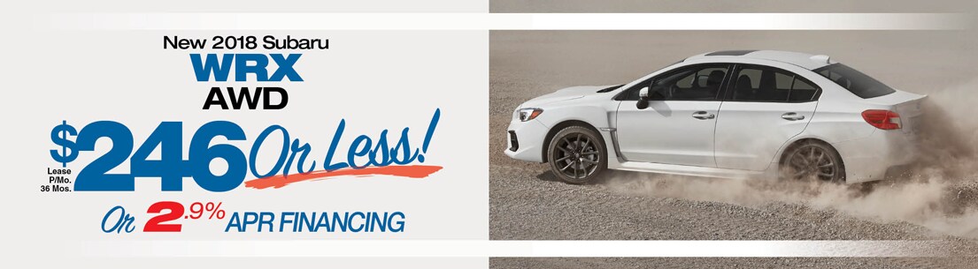 Subaru DE Dealer WRX Special Offer
