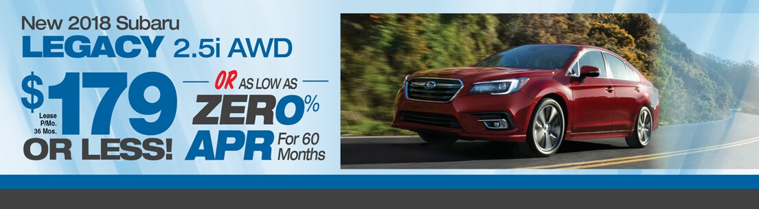 Subaru DE Dealer Legacy Special Offer