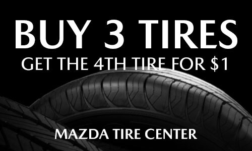Buy 3 Tires Get 1 For $1 MAZDA LAKELAND SERVICE SPECIAL