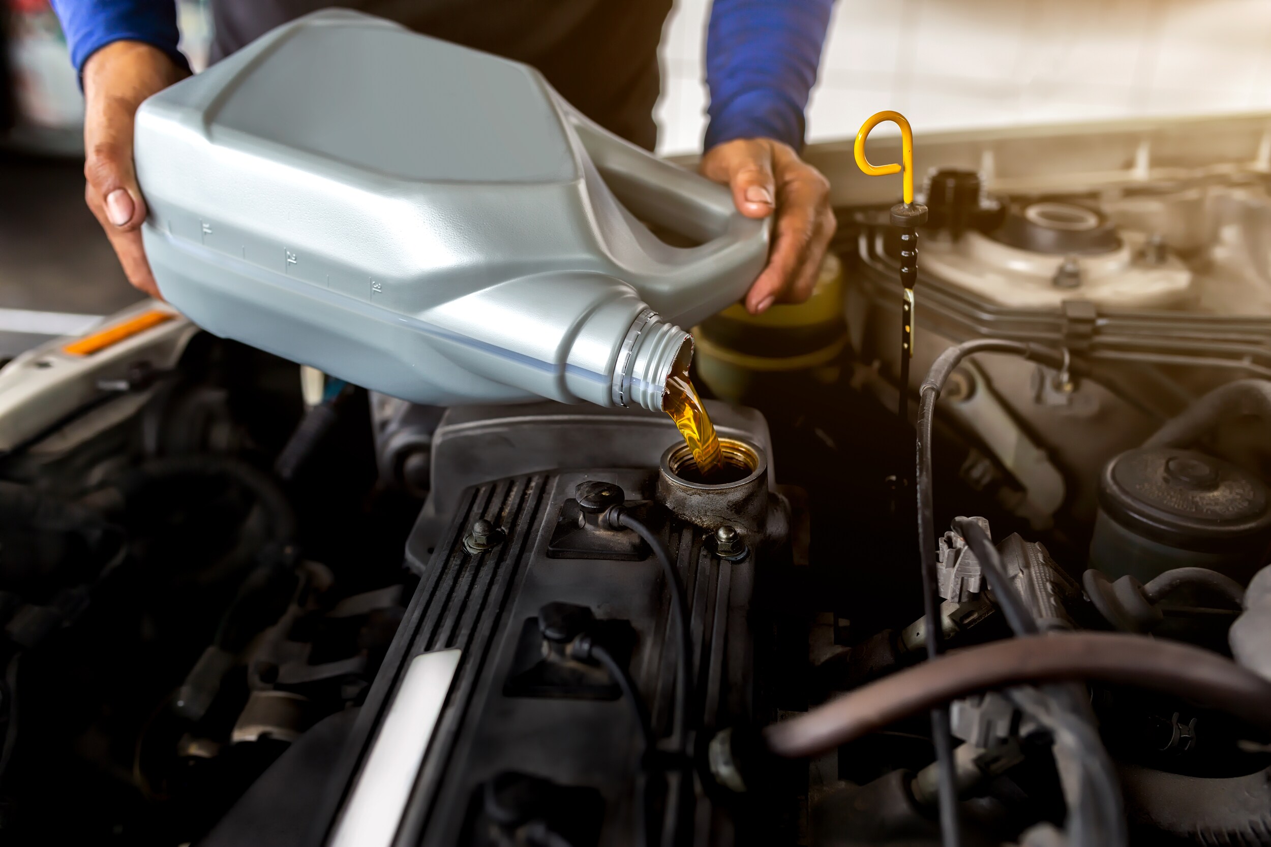 Who makes the best synthetic oil at Mazda of New Bern in New Bern | Service Advisor changing oil