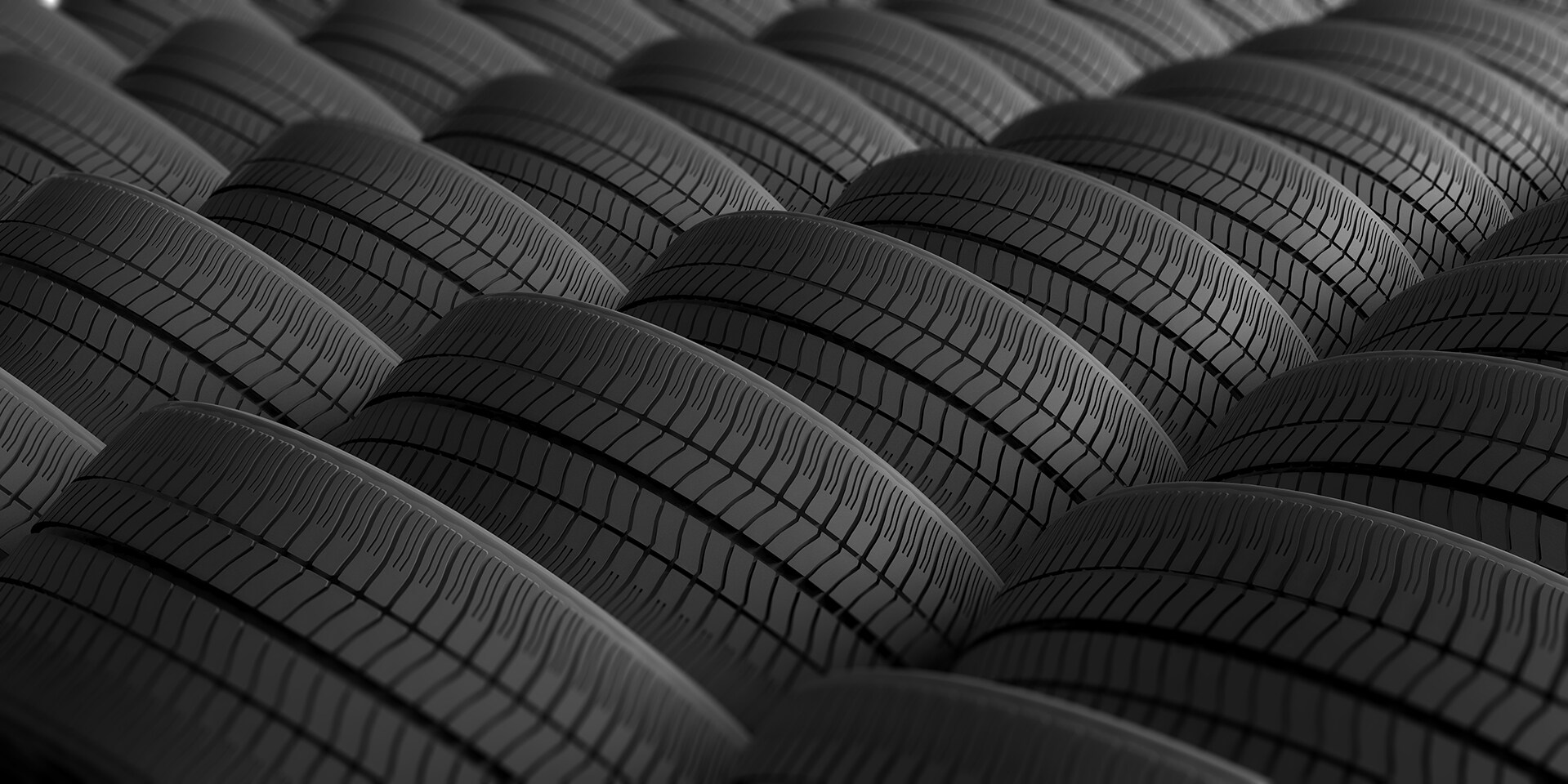 What different tire options are available at Mazda of New Bern? | Rows of new tires