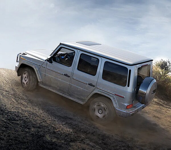G 550 in Iridium Silver with 19-inch 5-spoke monoblock design wheels