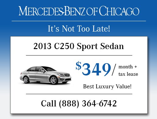 2013 C250 Sport Sedan - $349/mo.