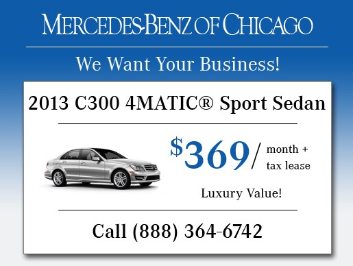 2013 C300 4MATIC® Sport Sedan - $369/mo.