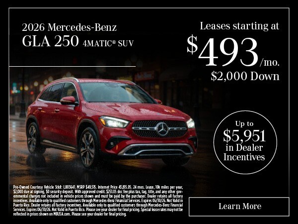 2026 Mercedes-BenzGLA 250 4MATIC SUV