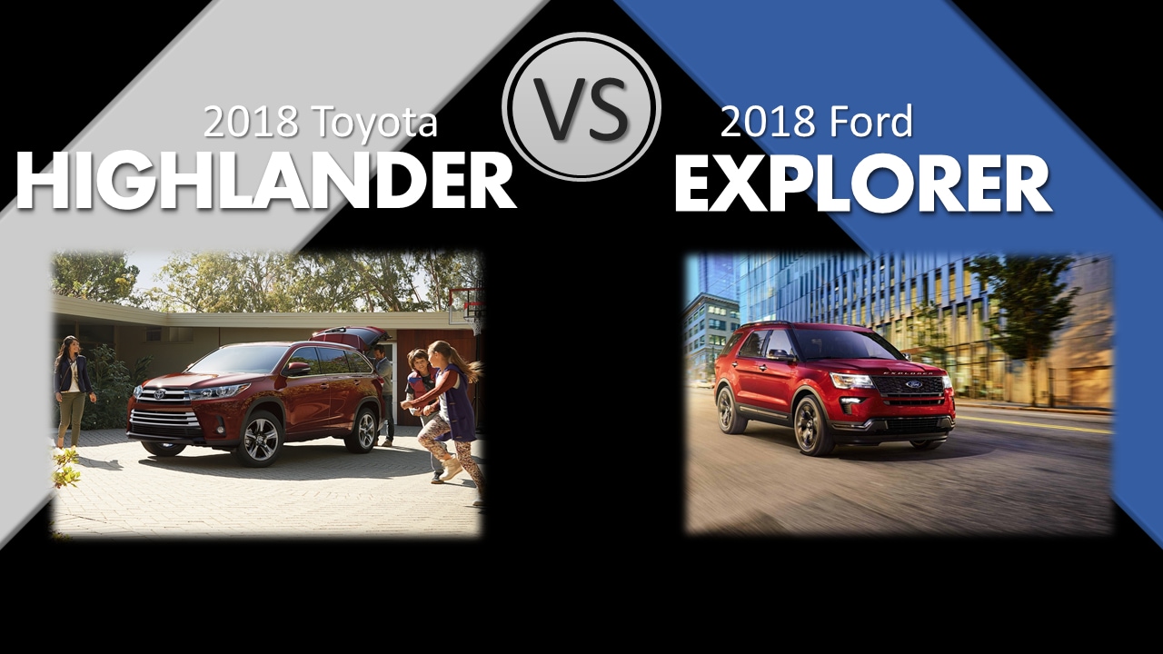 2018 Toyota Highlander Vs The Ford Explorer Which Is The