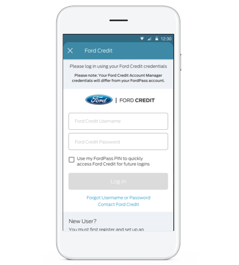 Secure payments with Ford Credit