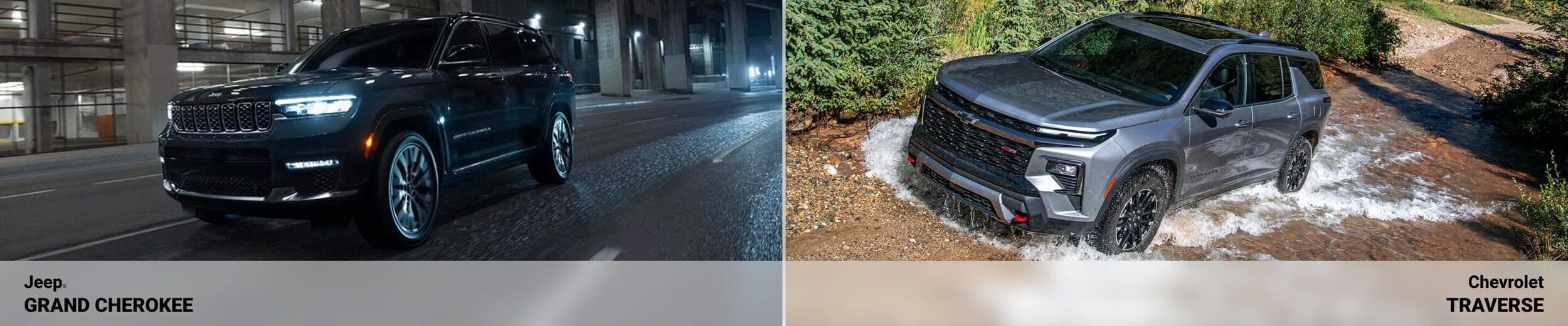 Jeep Grand Cherokee Vs. Chevy Traverse