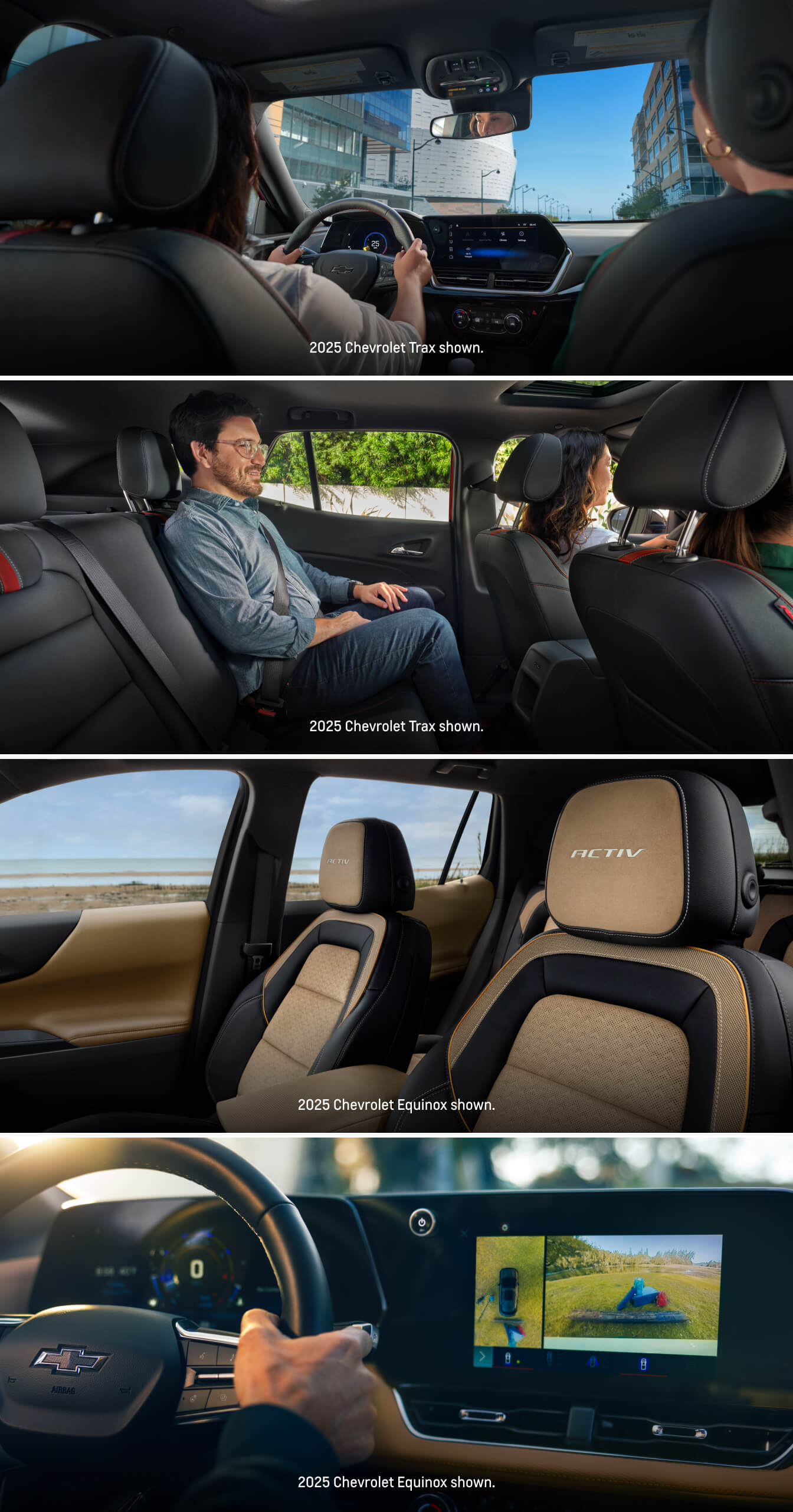 Chevrolet Trax vs. Chevrolet Equinox Interior Features
