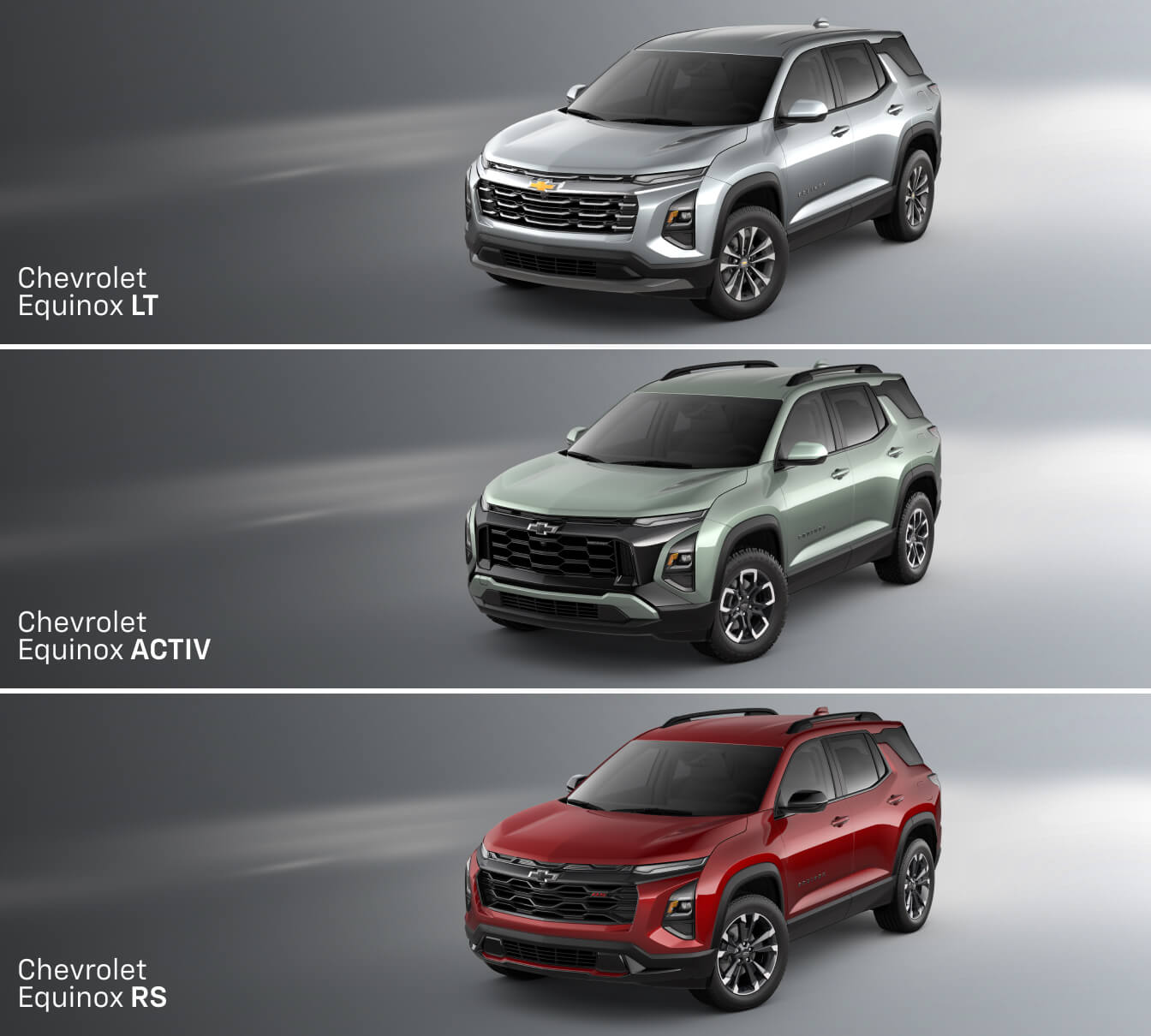 Chevy Equinox vs. GMC Terrain vs. Buick Envision Trims