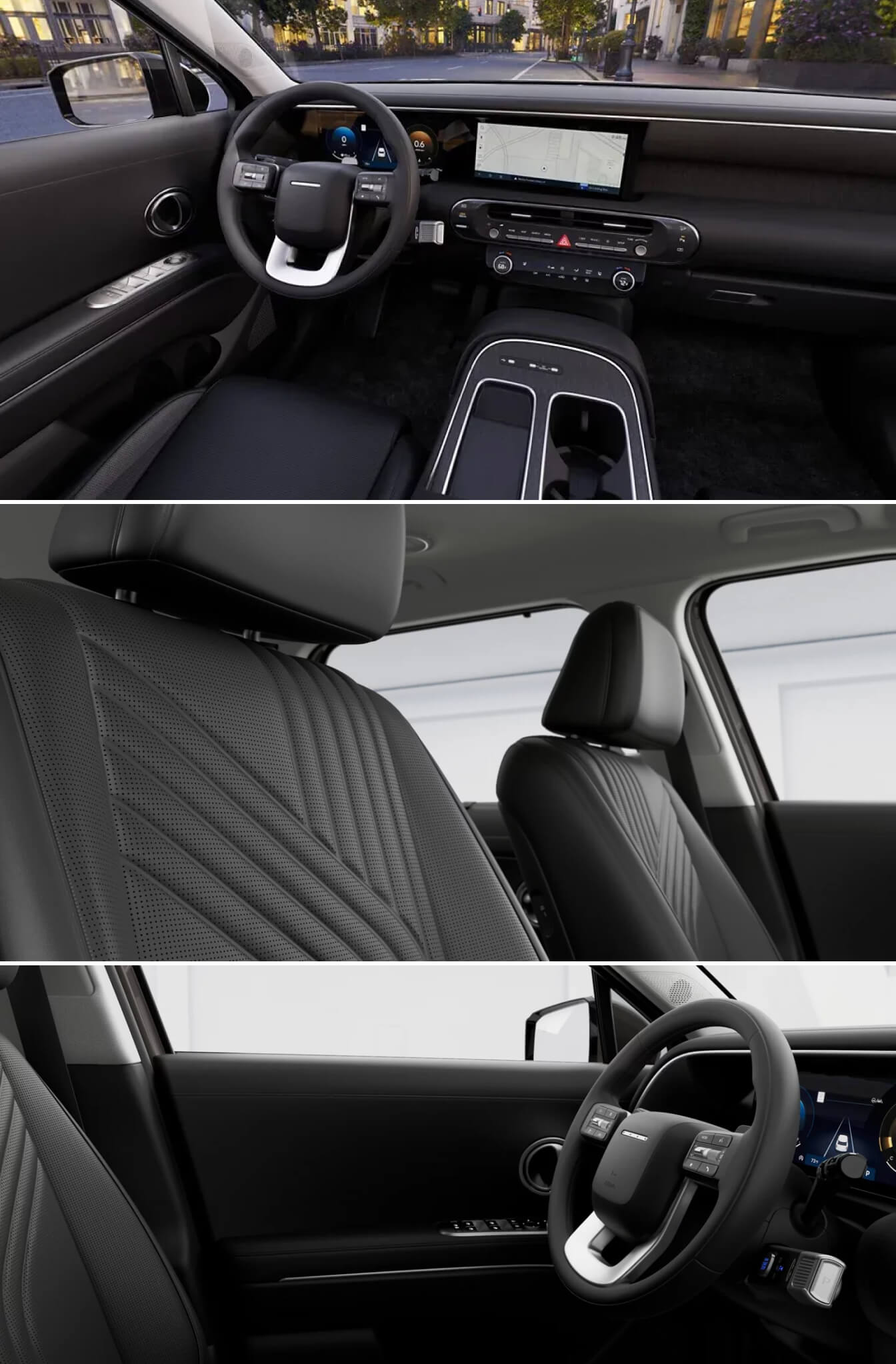 Palisade SEL Premium interior shown in black