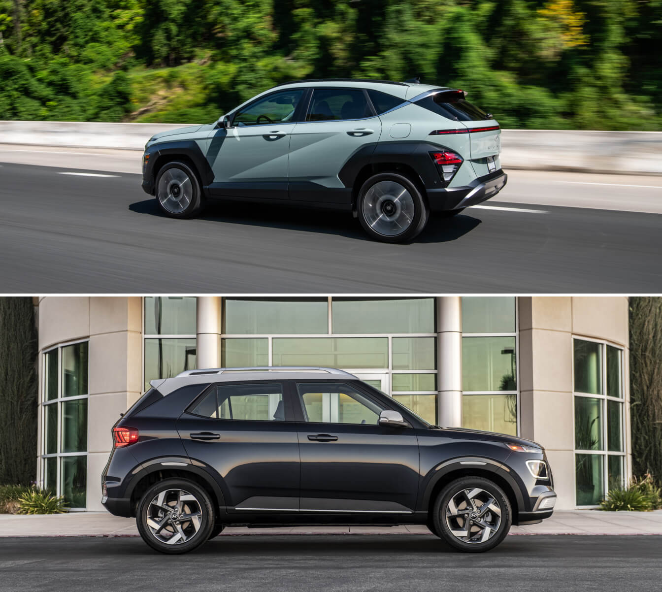 Hyundai Kona vs. Hyundai Venue Size