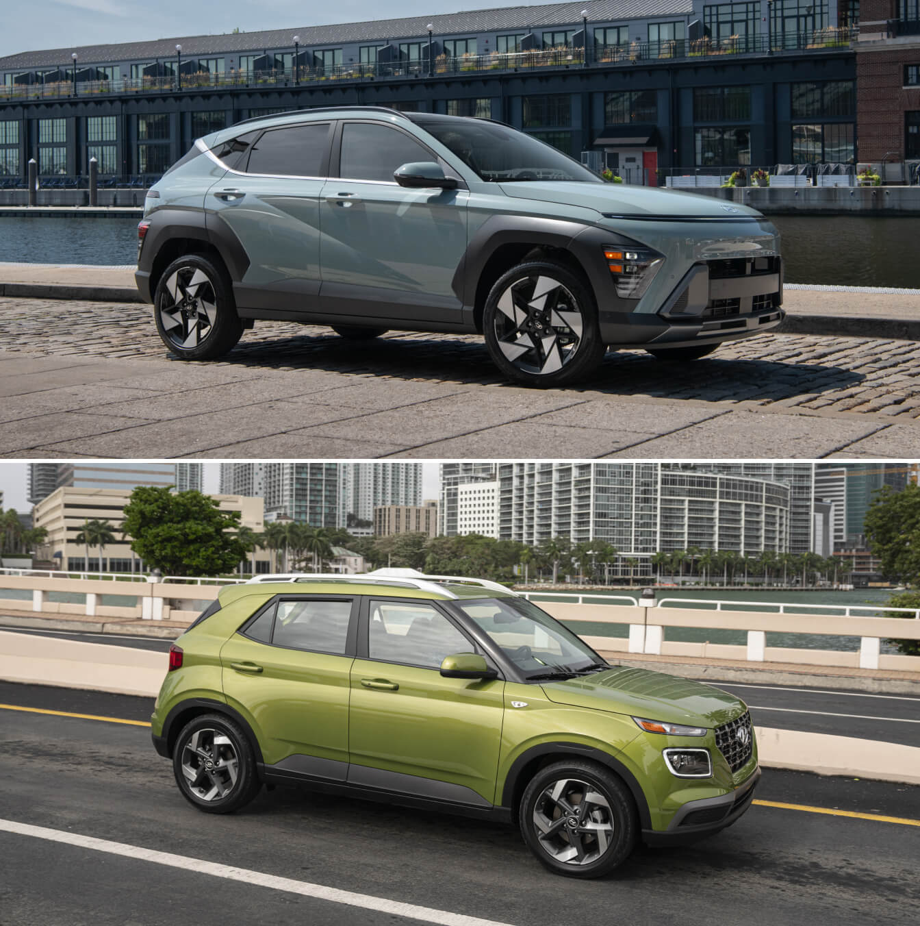Hyundai Kona vs. Hyundai Venue Trims