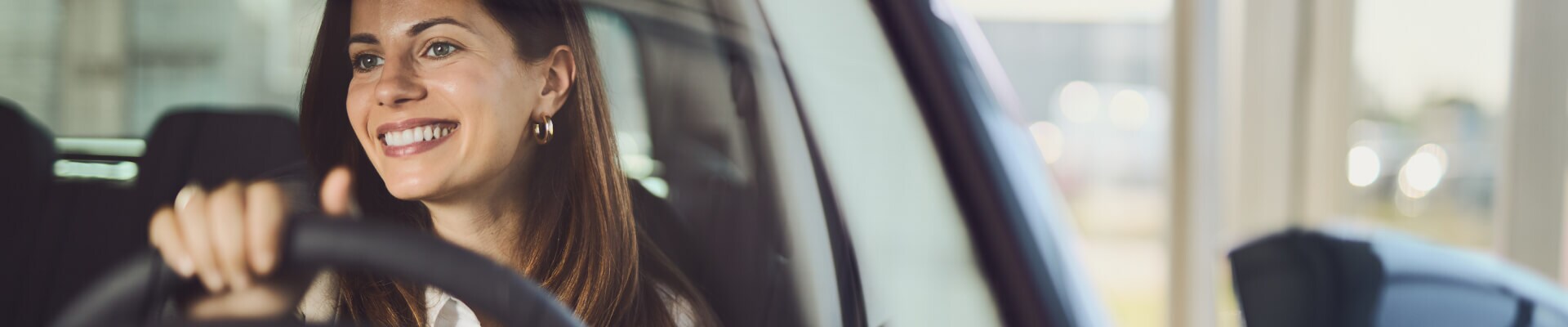 Satisfied customer at the wheel