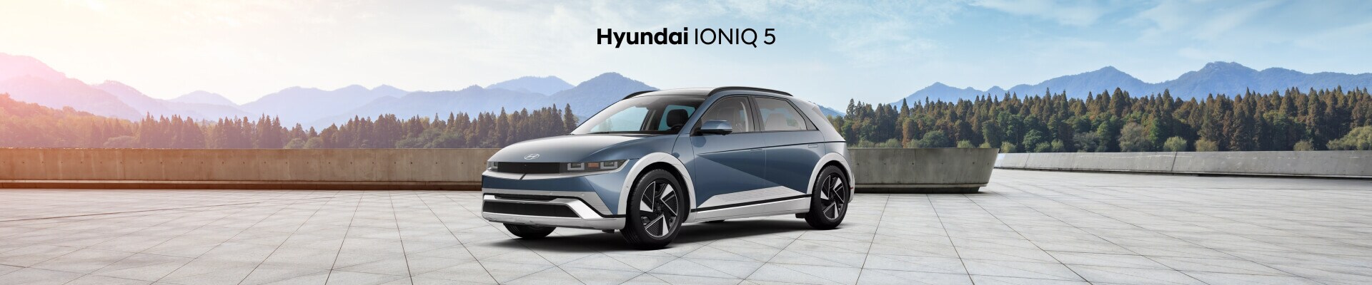 A new 2025 Hyundai IONIQ 5 Limited in Lucid Blue