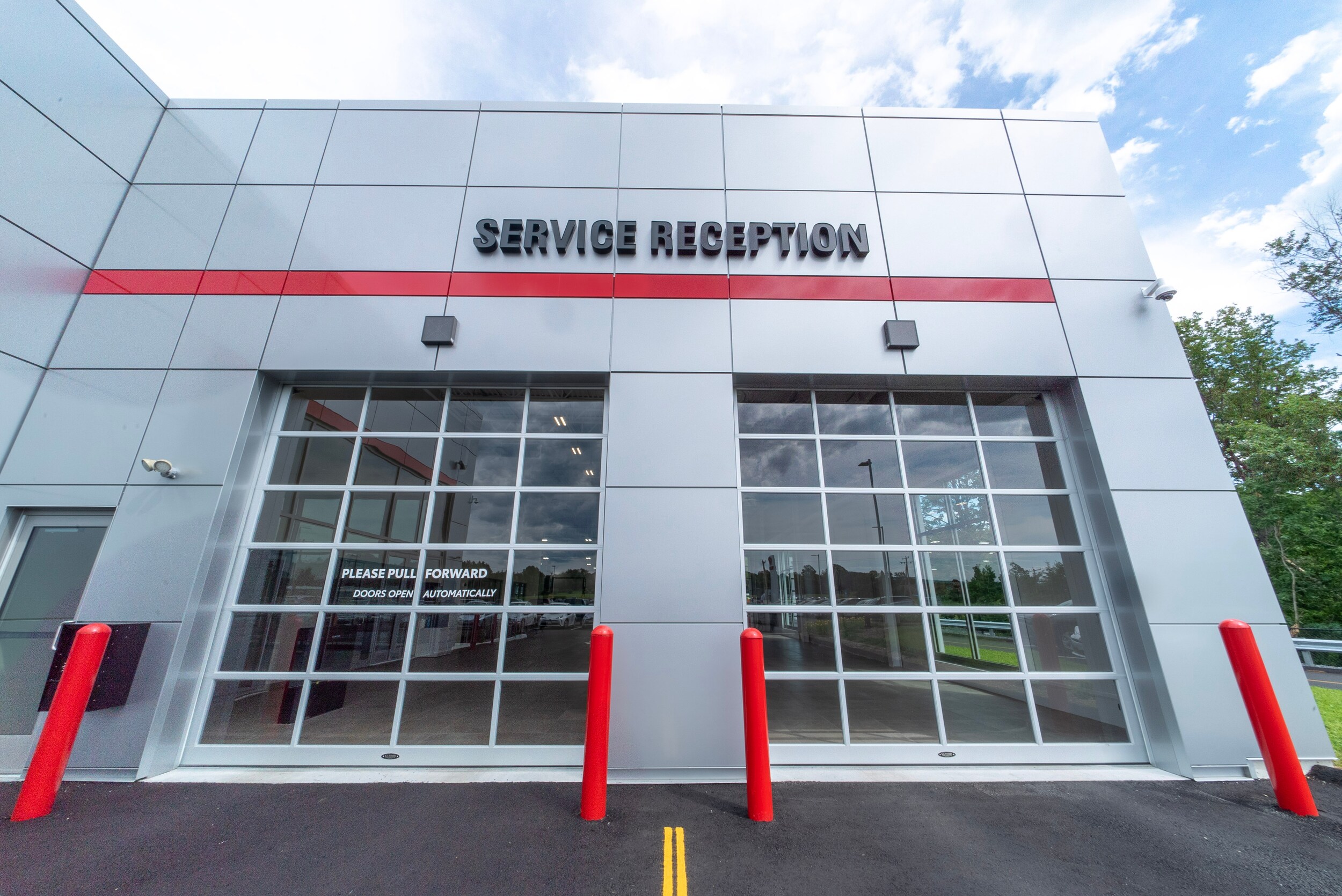 Service drive at McGee Toyota of Claremont in Claremont, New Hampshire