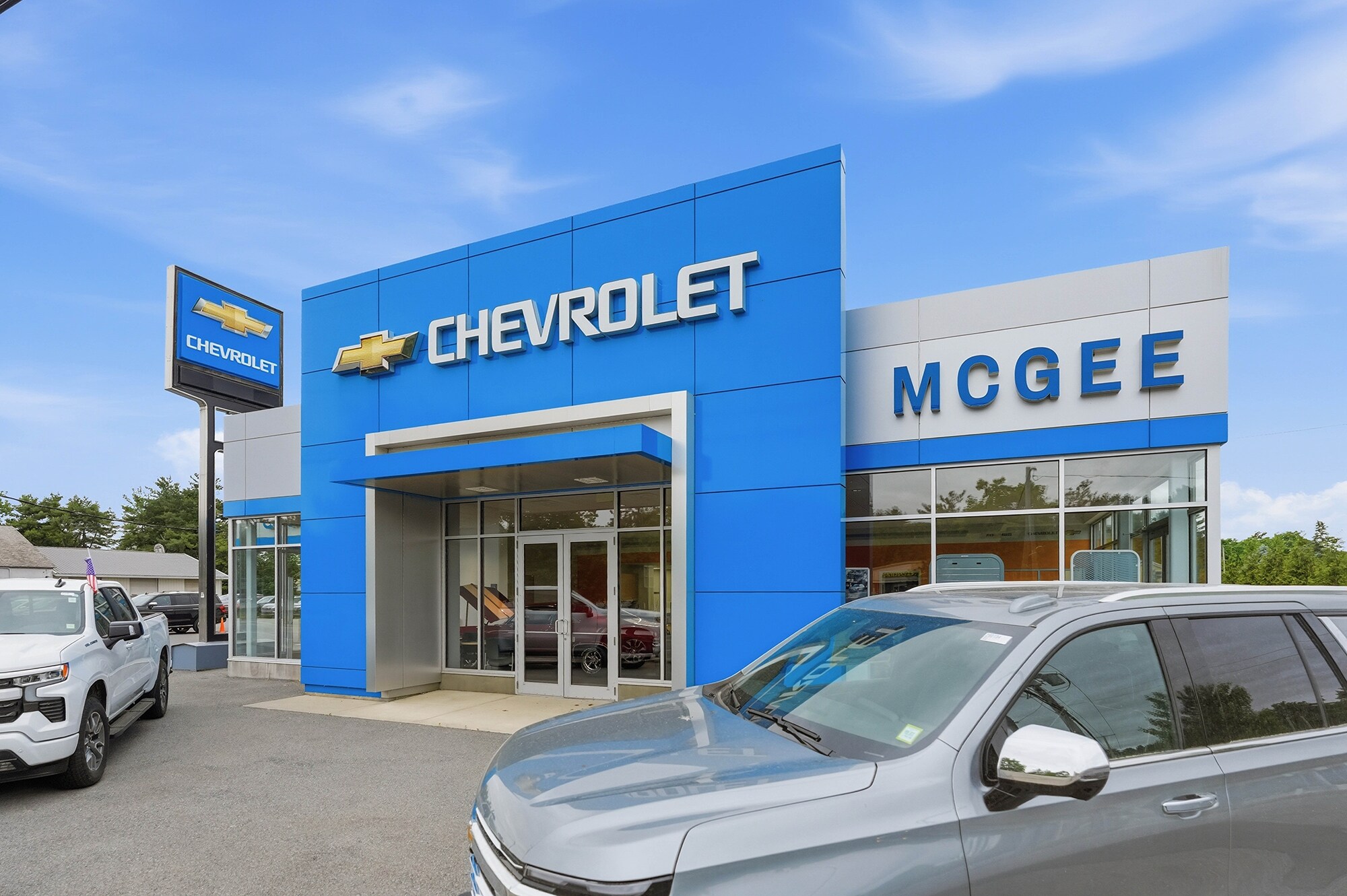 Exterior of McGee Chevrolet of Greenwich at 1258 State Rte 29 in Greenwich, New York
