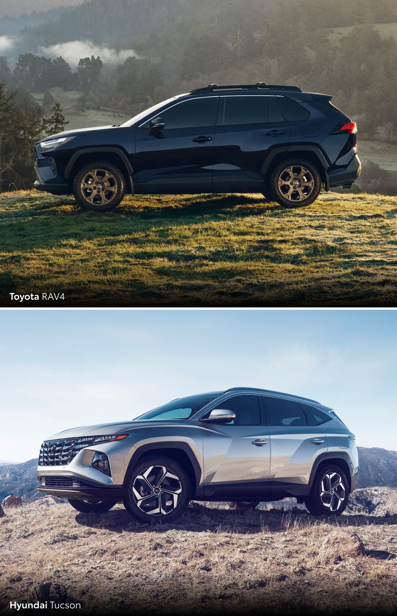 Toyota RAV4 vs. Hyundai Tucson Towing Capacity