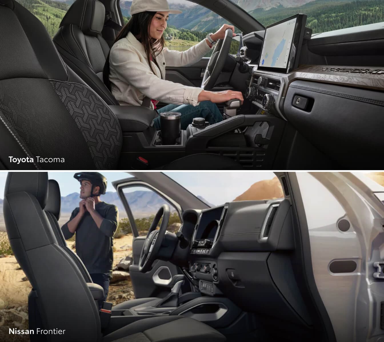 Toyota Tacoma vs. Nissan Frontier: Interior Space