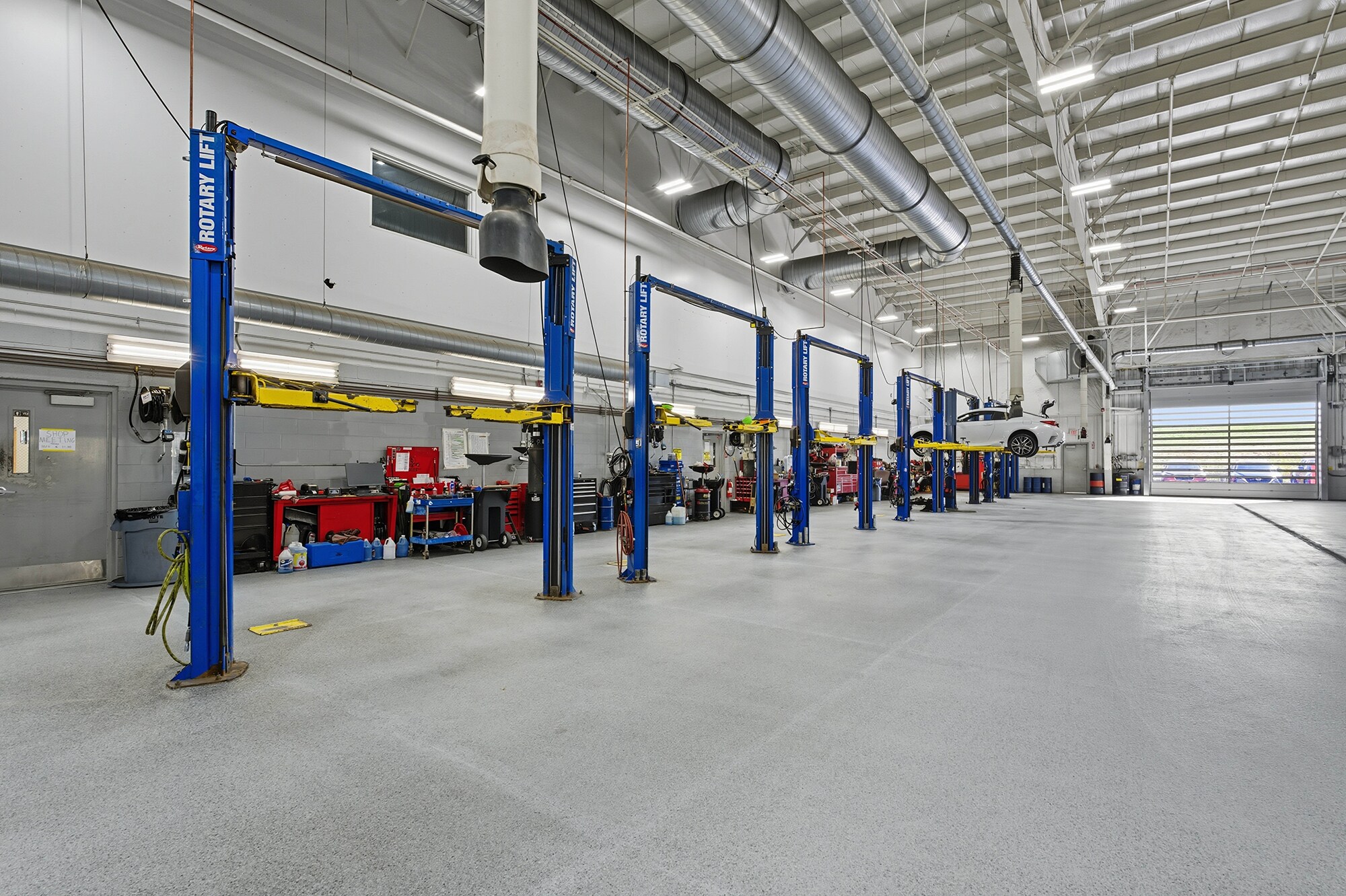 Service drive at McGee Toyota of Epping in Epping, New Hampshire