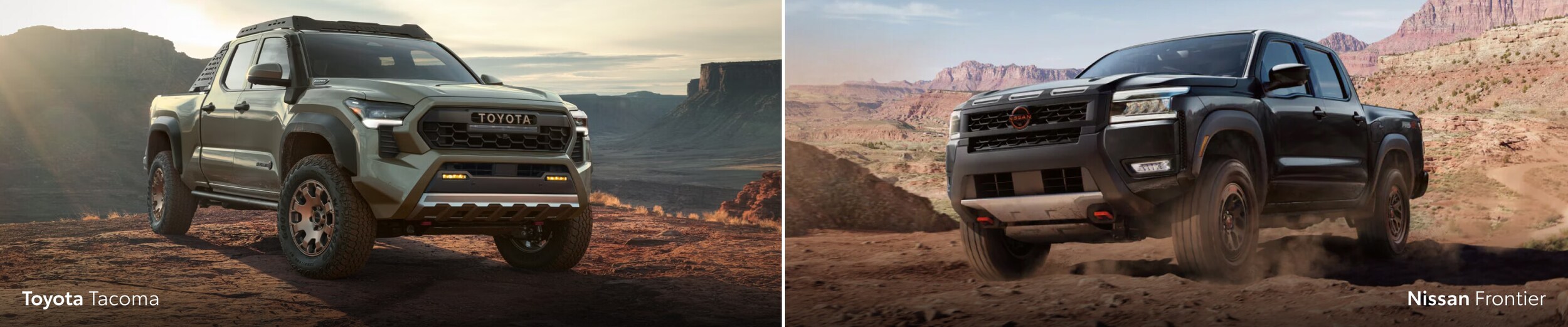 Compare Toyota Tacoma Vs. Nissan Frontier Performance