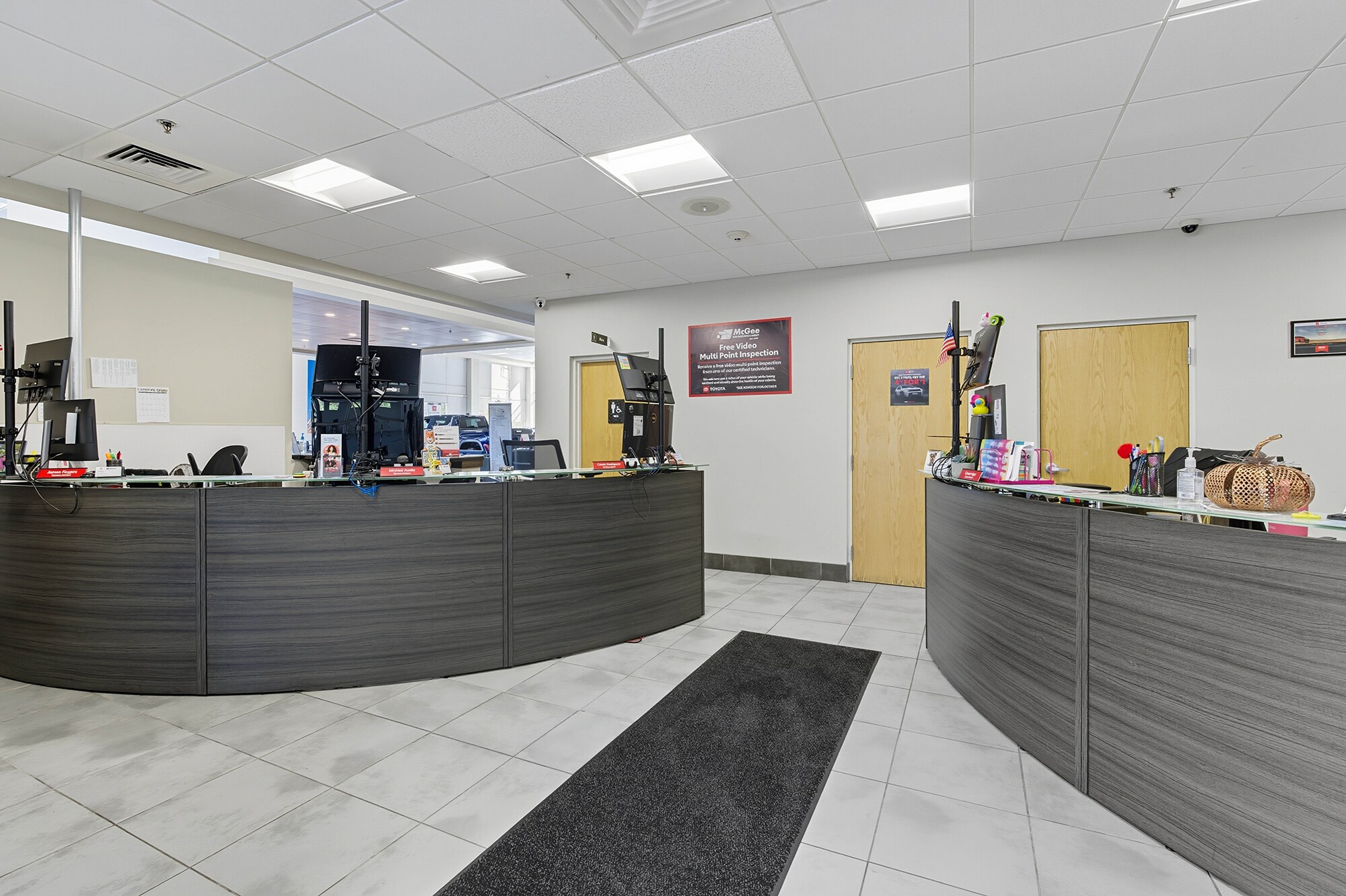 Parts counter at McGee Toyota of Epping in Epping, New Hampshire