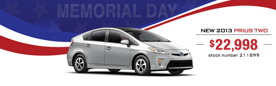 Memorial Day Toyota Prius Sale!