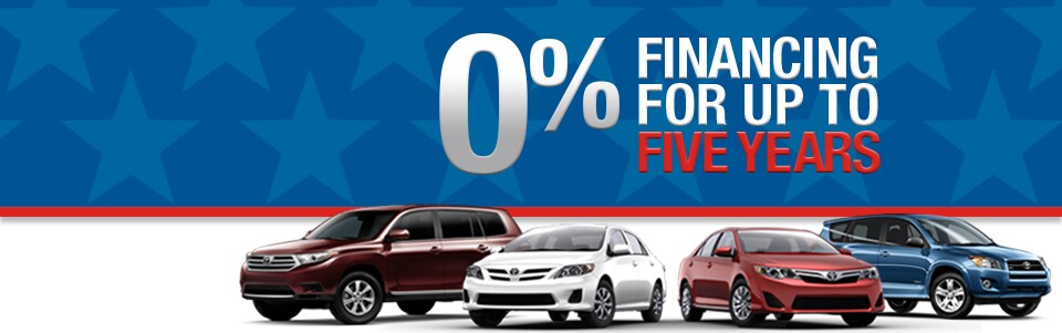 0% Financing for up to 5 Years!
