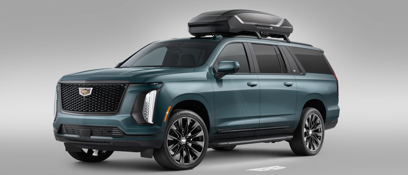 2026 Cadillac Escalade ESV Exterior With Clamshell Top In White Room