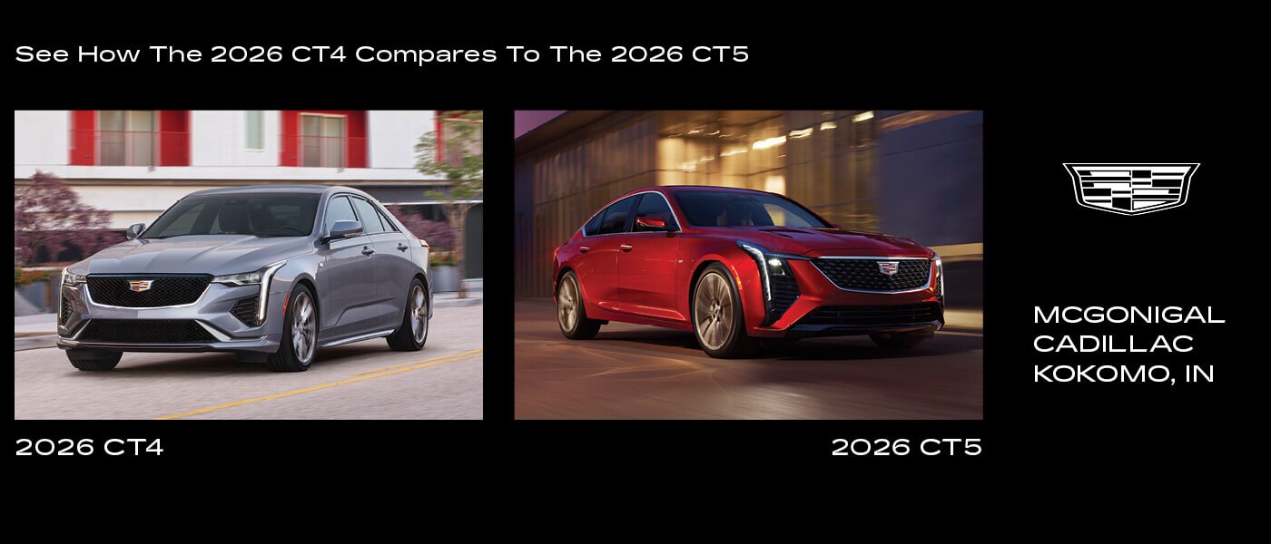 2026 Cadillac CT4 vs. CT5
