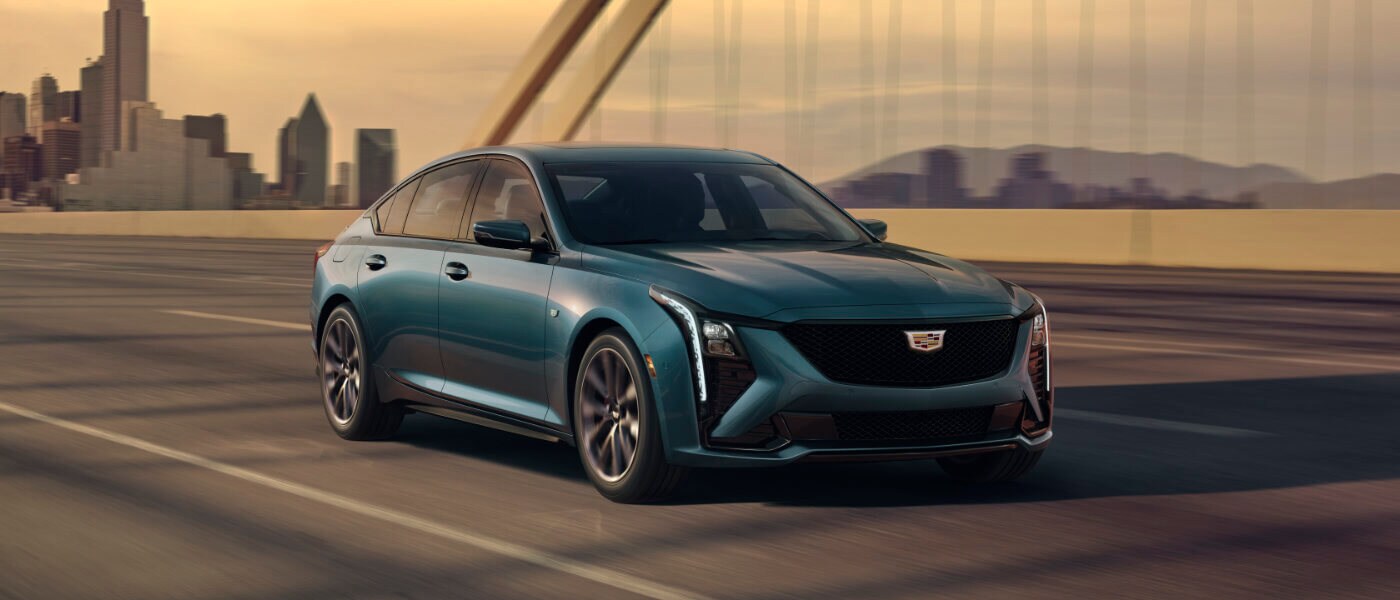 2025 Cadillac CT5 Exterior On City Bridge