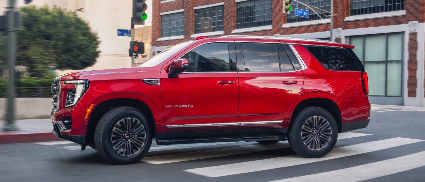 2025 GMC Yukon Exterior Driving On City Street