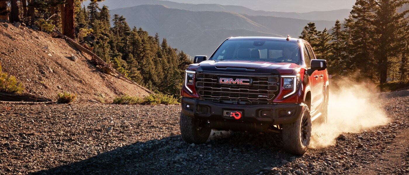 2025 GMC Sierra 1500 Exterior Driving On Gravel Road