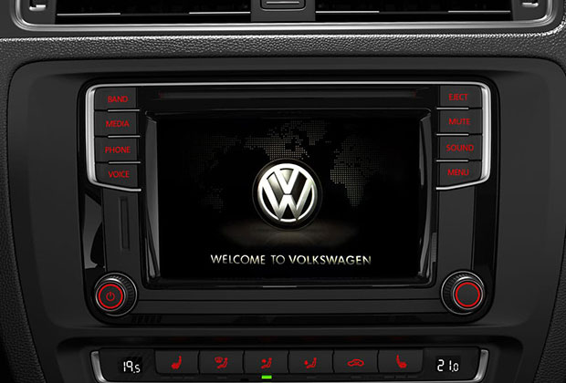 Touchscreen in the Volkwagen Jetta
