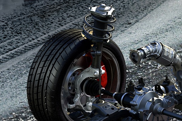 Electronically controlled suspension