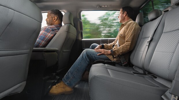 2020 Ford F-150 back seat legroom