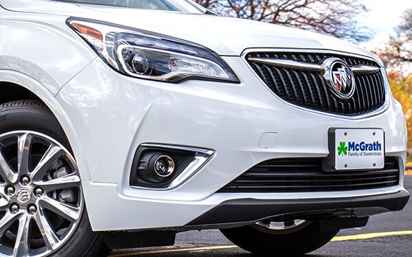 2019 White Buick Envision Front End Exterior