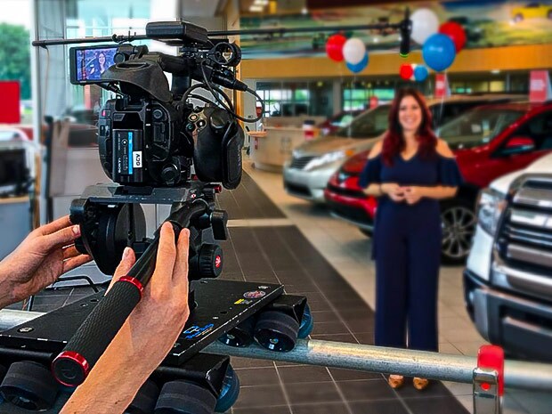Auto dealership video shoot