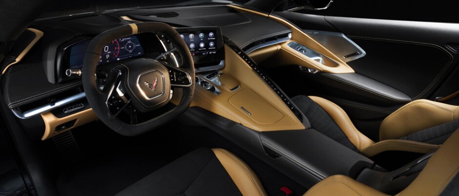 2020 Corvette dual tone interior