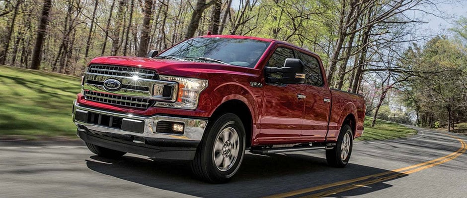 Red 2018 Ford F-150