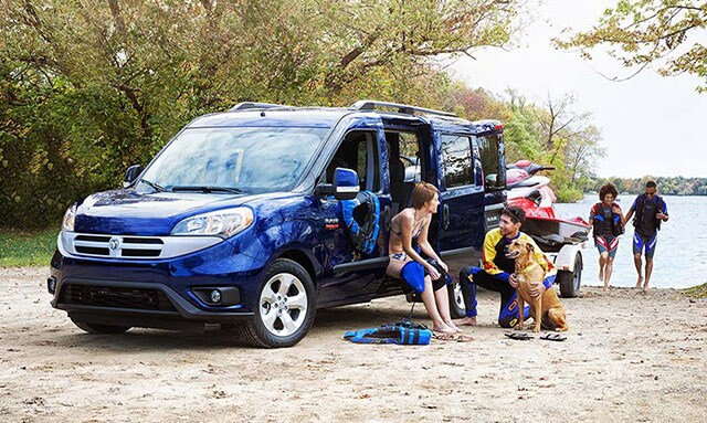Blue ProMaster City Side Angle