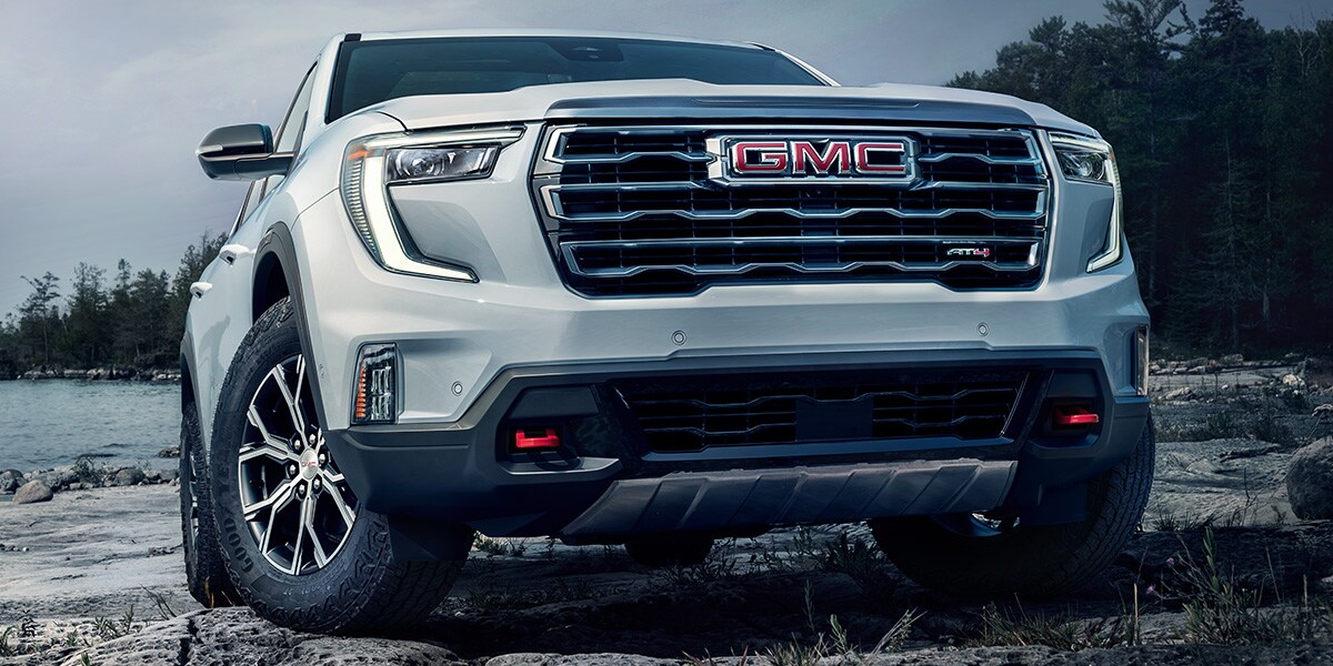 GMC AT4 off roading