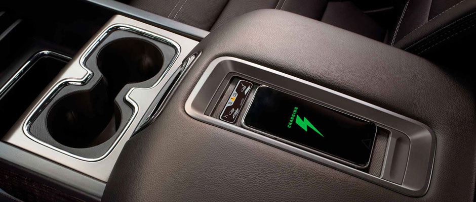 Wireless charging in the GMC Sierra