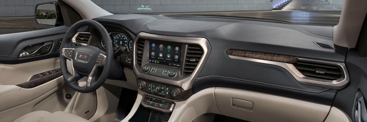 2020 GMC Acadia two-tone leather interior