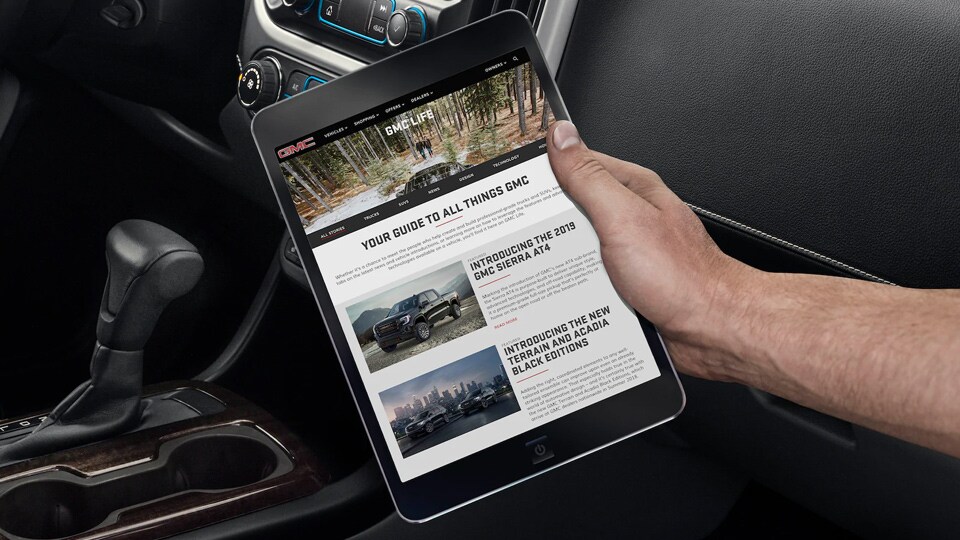 GMC Canyon Wi-Fi 4G internet