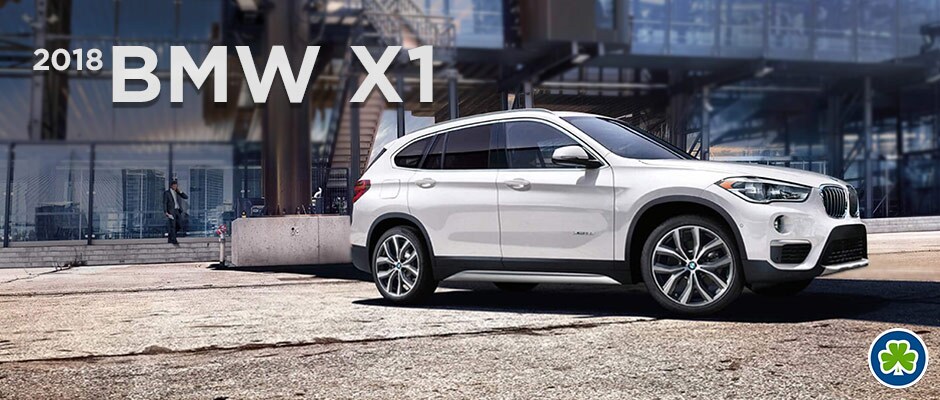 White 2018 BMW X1 Front Angle