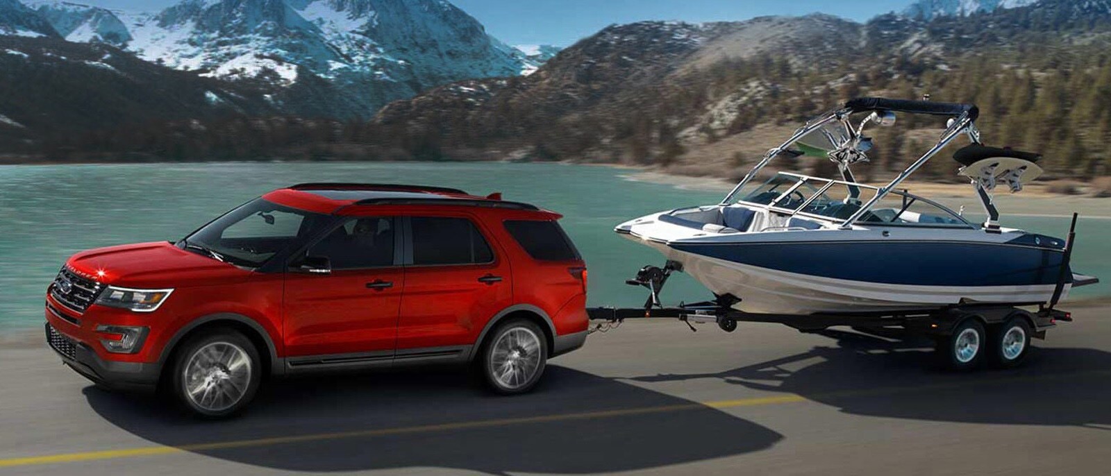2016 Explorer pulling boat