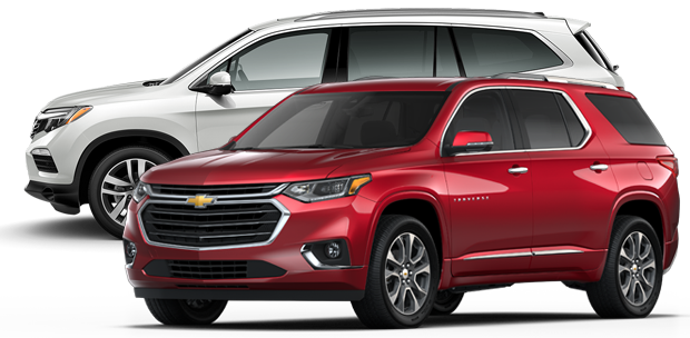 Honda Pilot and Chevy Traverse
