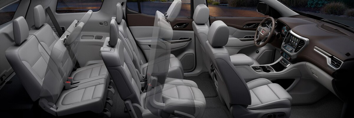 2020 GMC Acadia two-tone leather interior